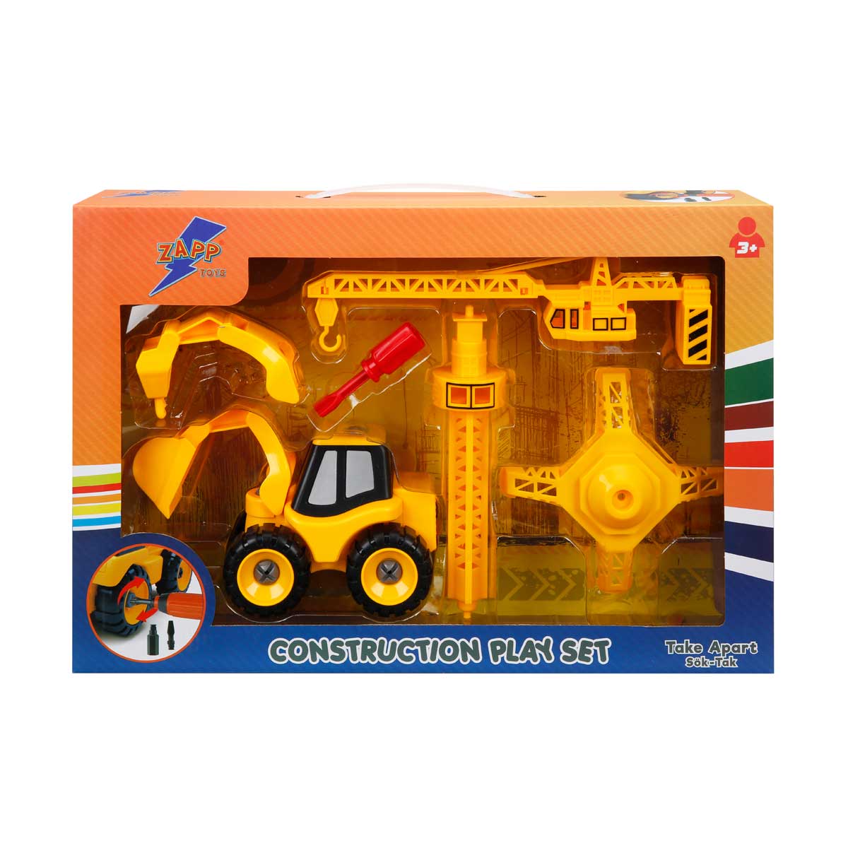 Set Excavator Zapp Toys cu Accesorii