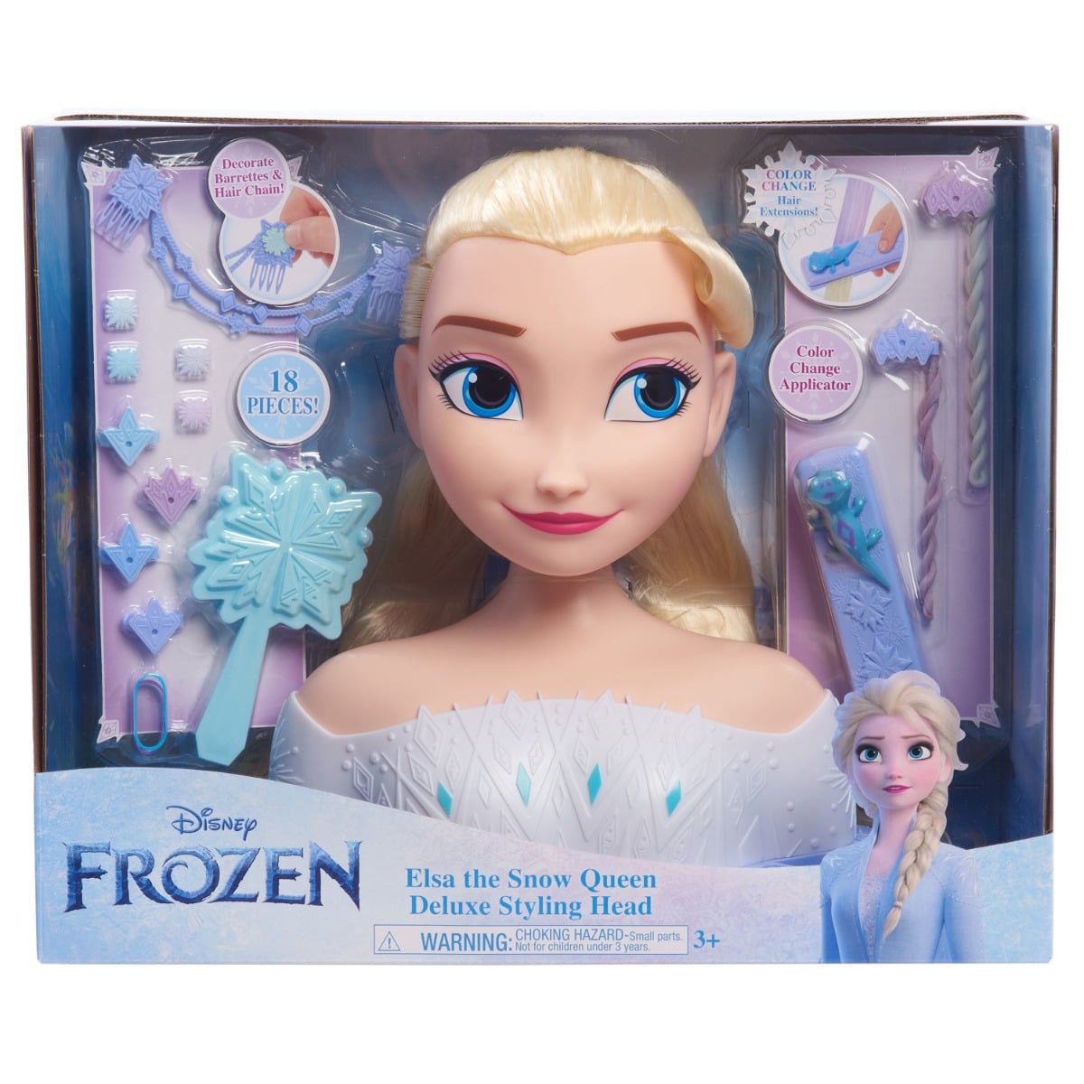 Manechin Coafat Elsa Frozen 2 cu 18 Accesorii