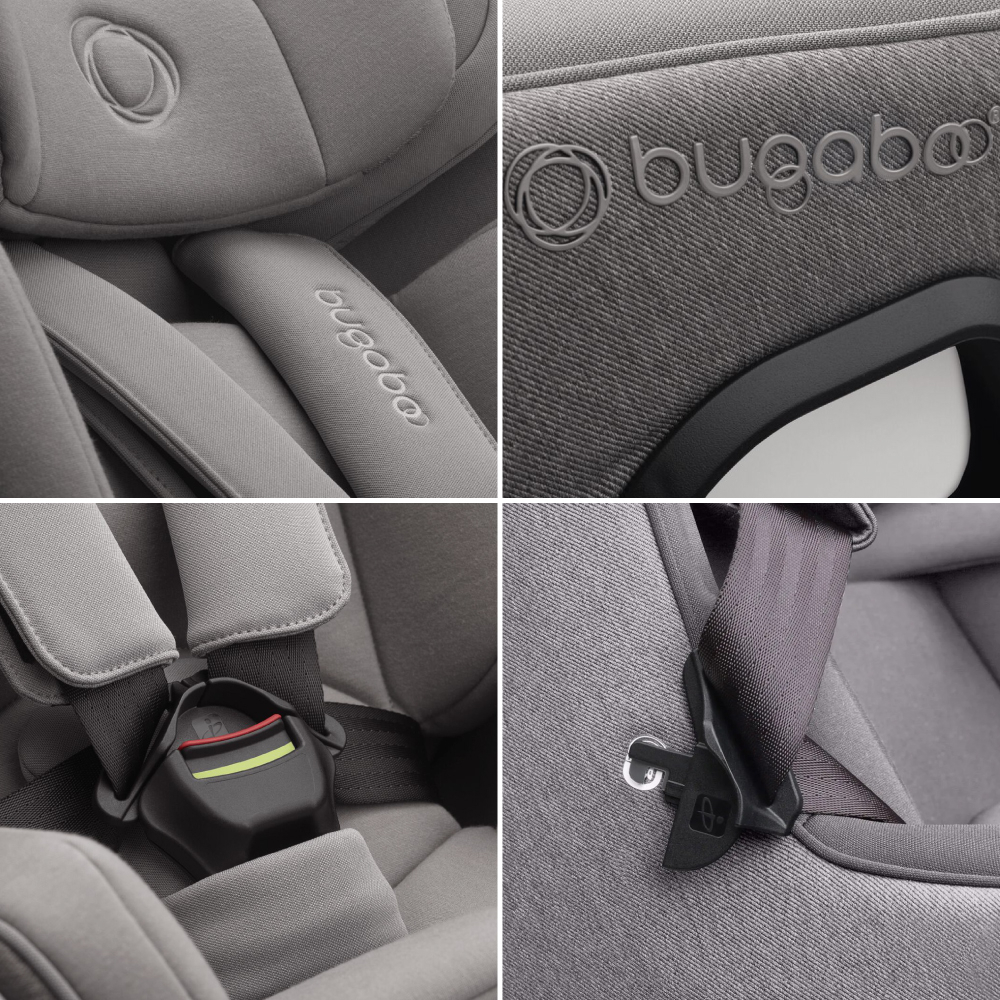 Scaun Auto Rotativ Bugaboo Owl Grey, i-Size - imagine 2