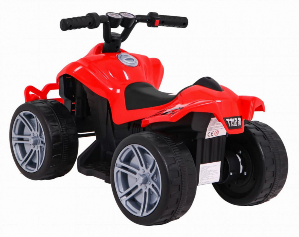 ATV Electric Novokids Mini Monster Rosu 6V - imagine 2