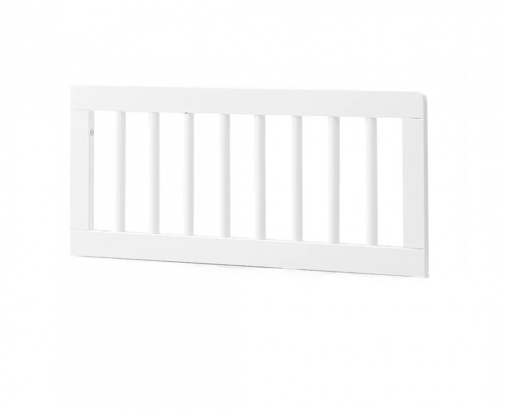 Bariera Protectie Patut Lemn Nichiduta Alb - imagine 2