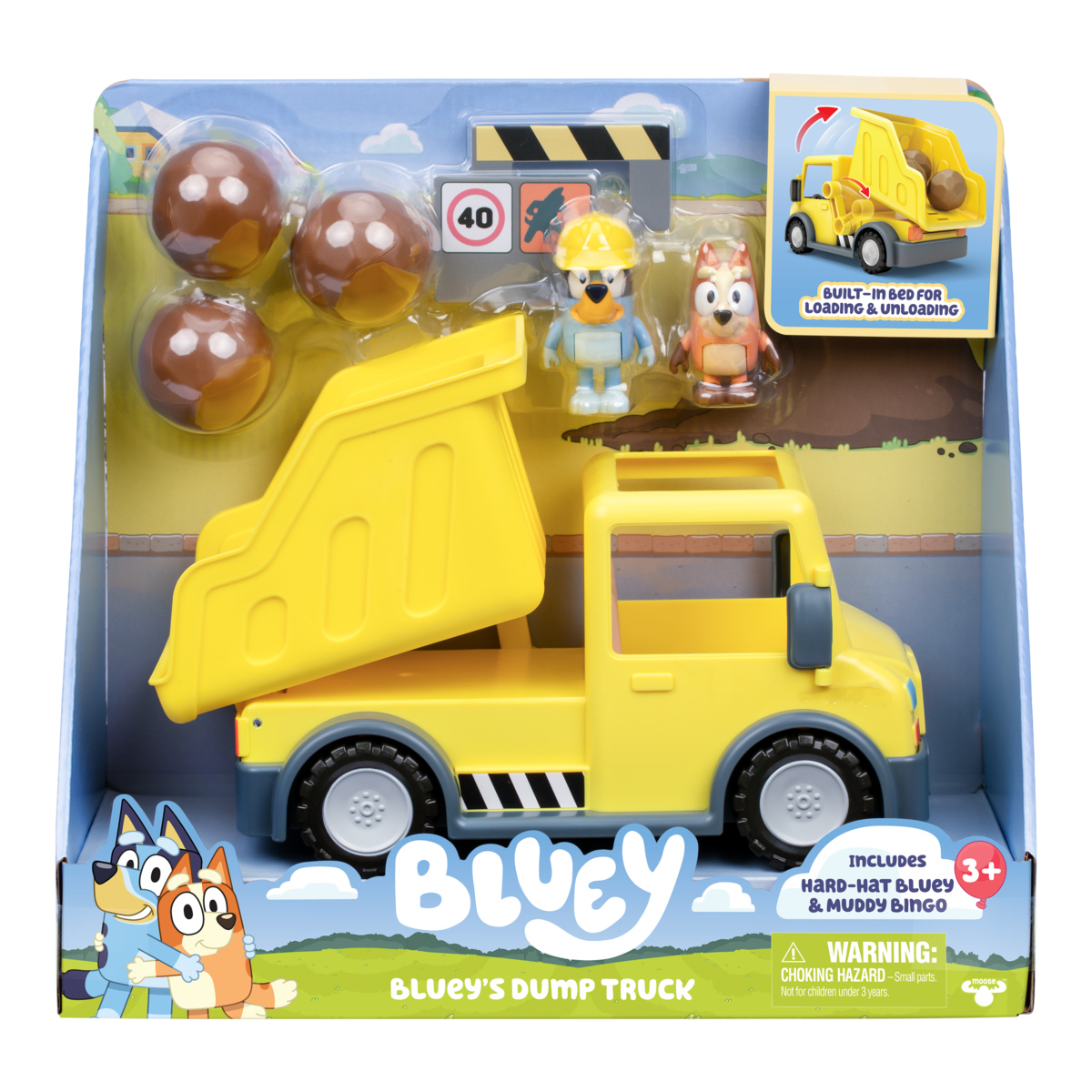 Set Figurine Bluey si Camion Basculanta