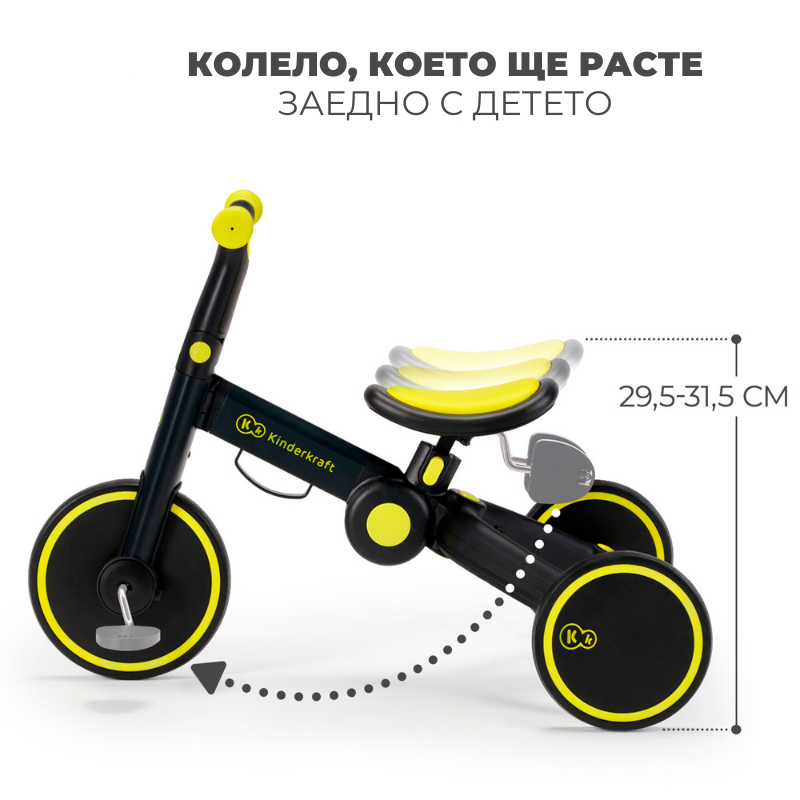 Tricicleta Pliabila Kinderkraft 4trike, 3 in 1 - imagine 3