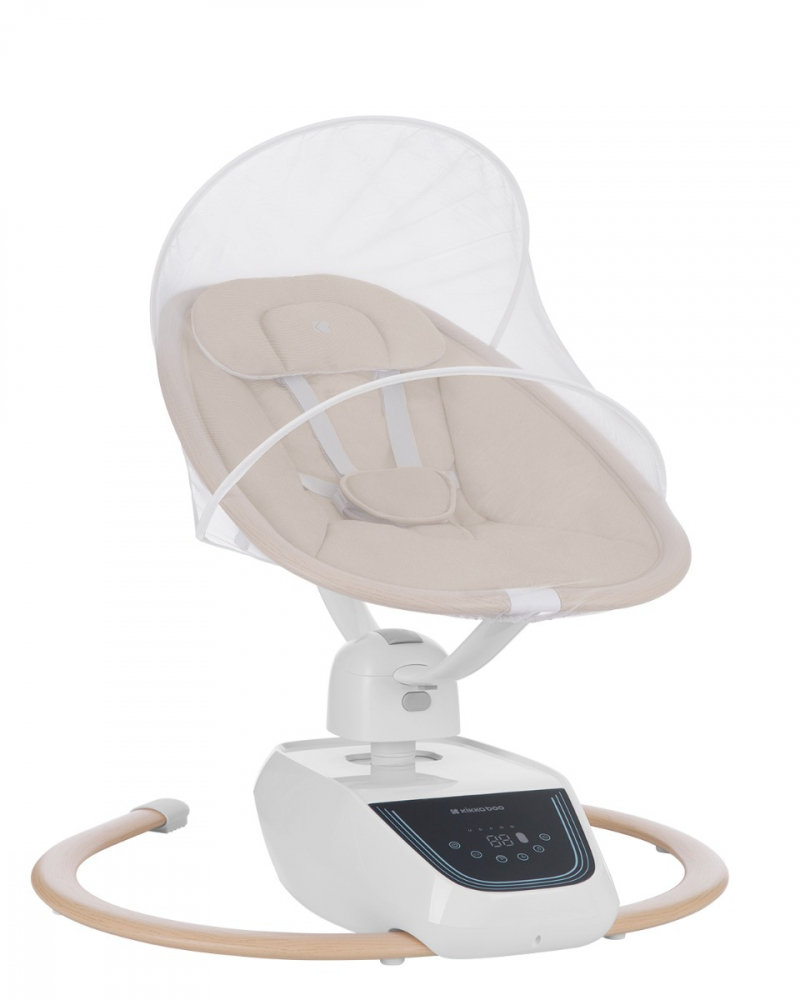 Leagan Electric KikkaBoo BeeMoove, Carusel, Bej - imagine 5