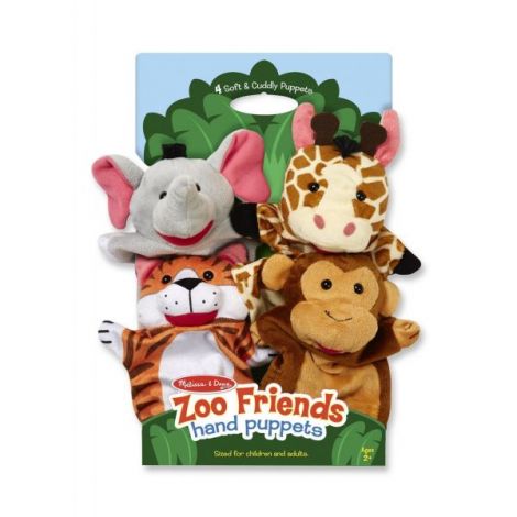 Set Papusi Zoo Melissa & Doug - 4 Animale - imagine 2