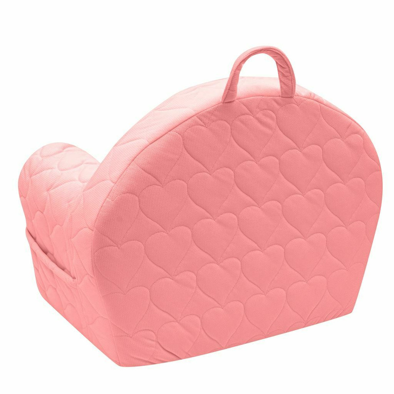 Fotoliu New Baby Hearts Pink, Catifelat - imagine 2