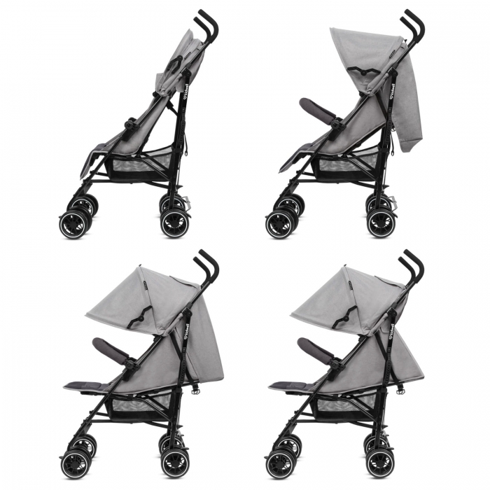 Carucior Sport Kidwell Nelli - Gri Grafit - imagine 2