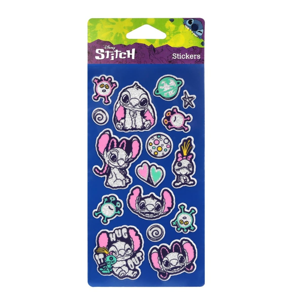 Set Stickere Disney Stitch Silver Glitter, Coolpack