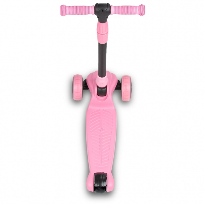 Trotineta Kidwell Jax Roz Pliabila, 3 Roti LED