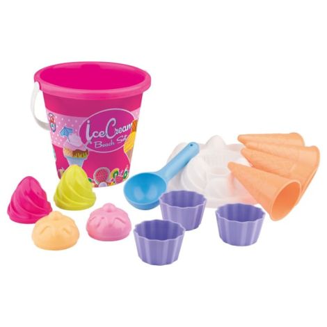 Set Jucării Nisip Înghețată Androni, 10 Piese - imagine 3