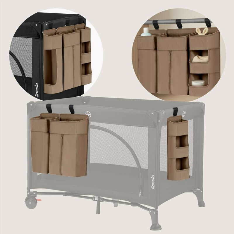 Organizator Lionelo Sidepocket L, 3 compartimente - imagine 4