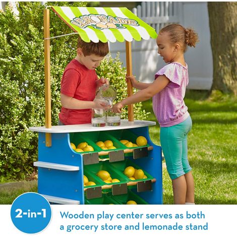 Stand Supermarket Lemn Melissa&Doug Educativ - imagine 10