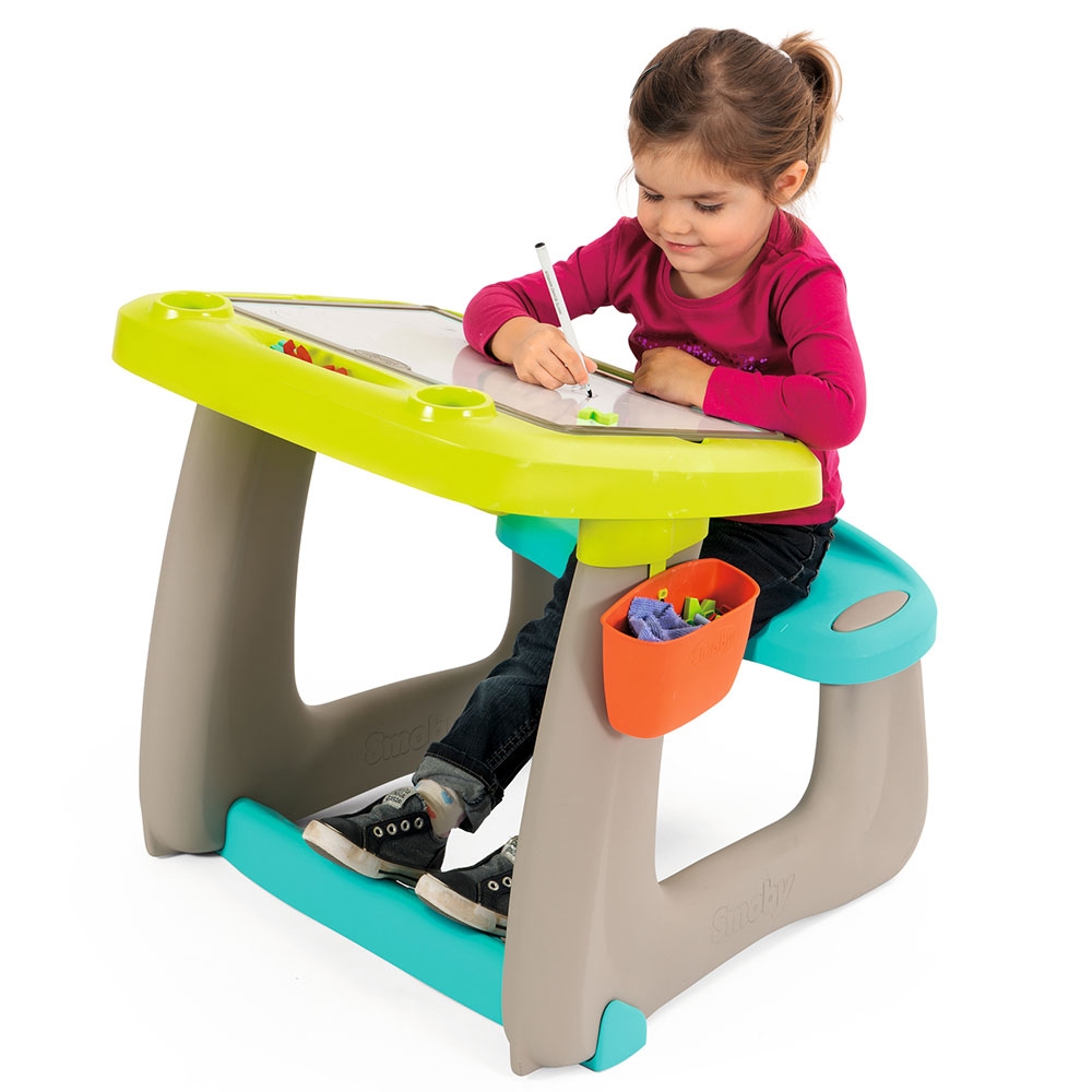 Banca școlară Smoby Little Pupils cu tablă - imagine 5