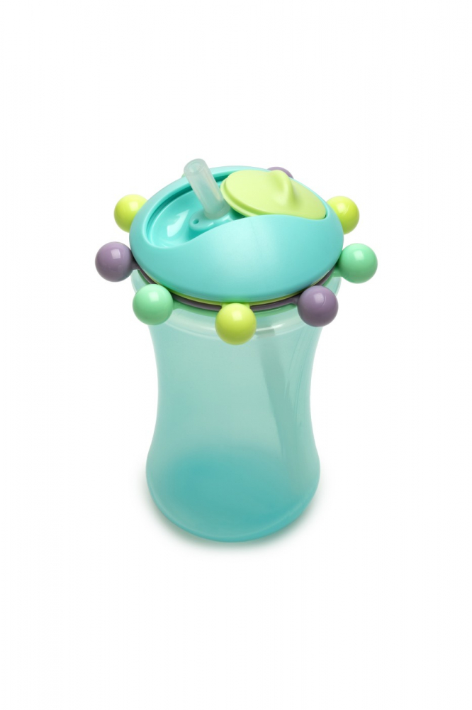 Cana cu pai Abacus Melii, Albastru, 340 ml - imagine 2