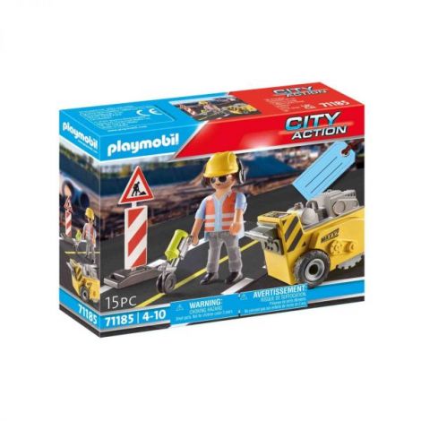 Playmobil Dispozitiv Taiere Asfalt - Juc Constructii - imagine 2