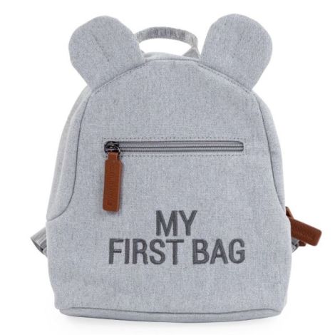 Rucsac Childhome Canvas Gri - Primul Rucsac pentru Copil