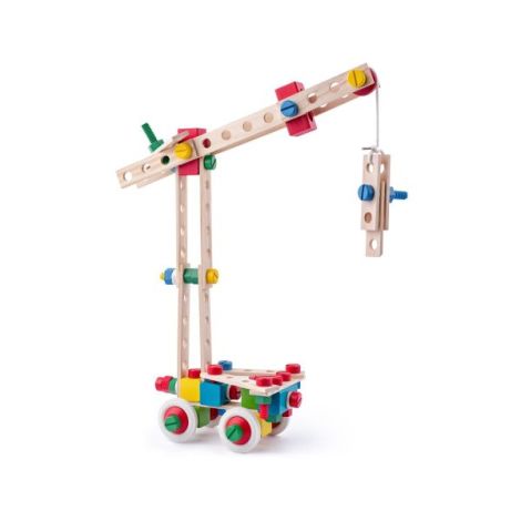 Set Constructie Woodyland 144 piese Galeata - imagine 4