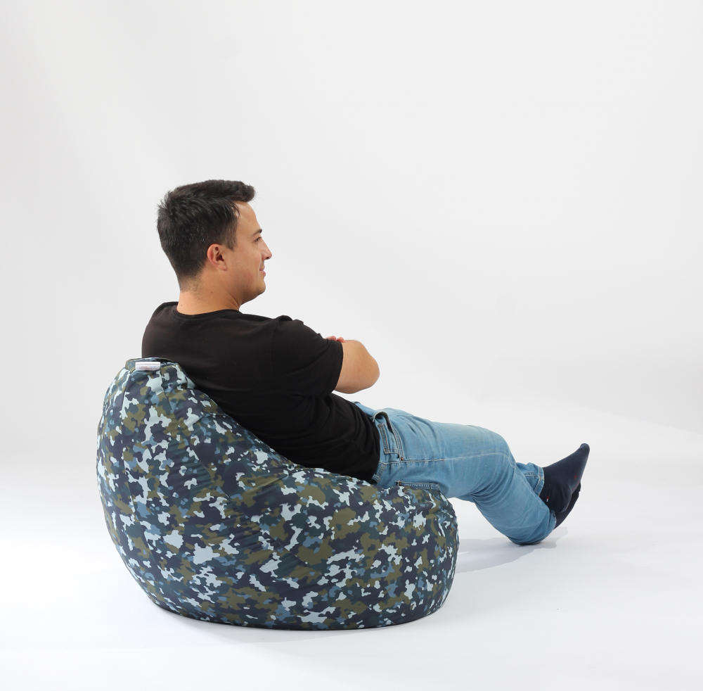 Fotoliu Pufrelax Nirvana Light Impermeabil Camuflaj - imagine 4