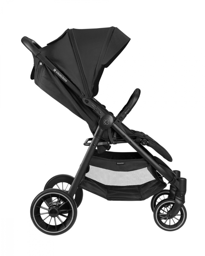 KikkaBoo Sarah Black, Carucior 0-48 luni, Piele Eco - imagine 5