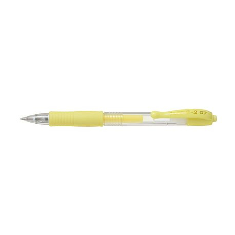 Roller Pilot G-2 Pastel, 0.7 mm, Galben