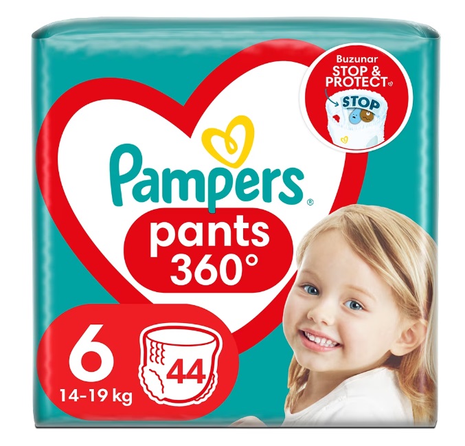 Scutece Chilotel Pampers Pants Marimea 6, 44 buc - imagine 7