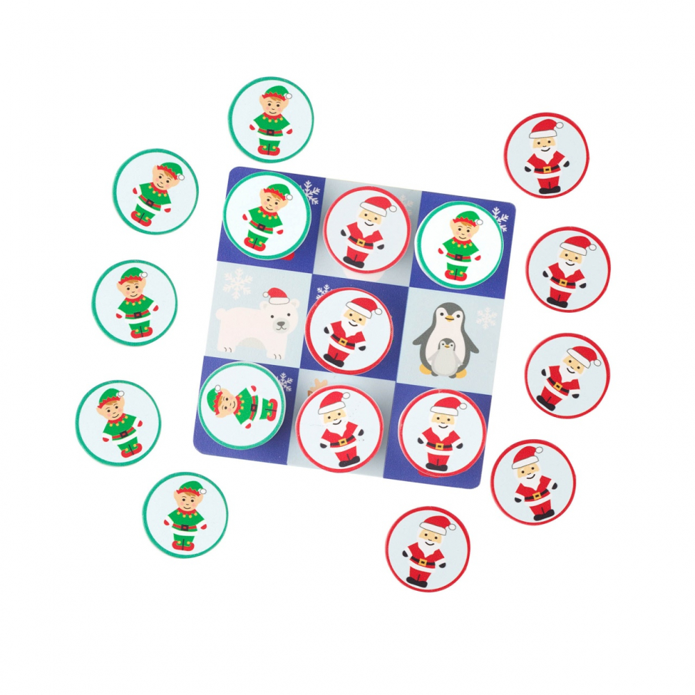 Joc Tic Tac Toe de Sărbători Orange Tree Toys