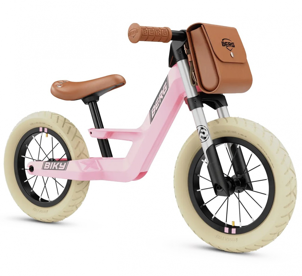 Berg Biky Retro Pink 12" Bicicleta Fara Pedale - imagine 7