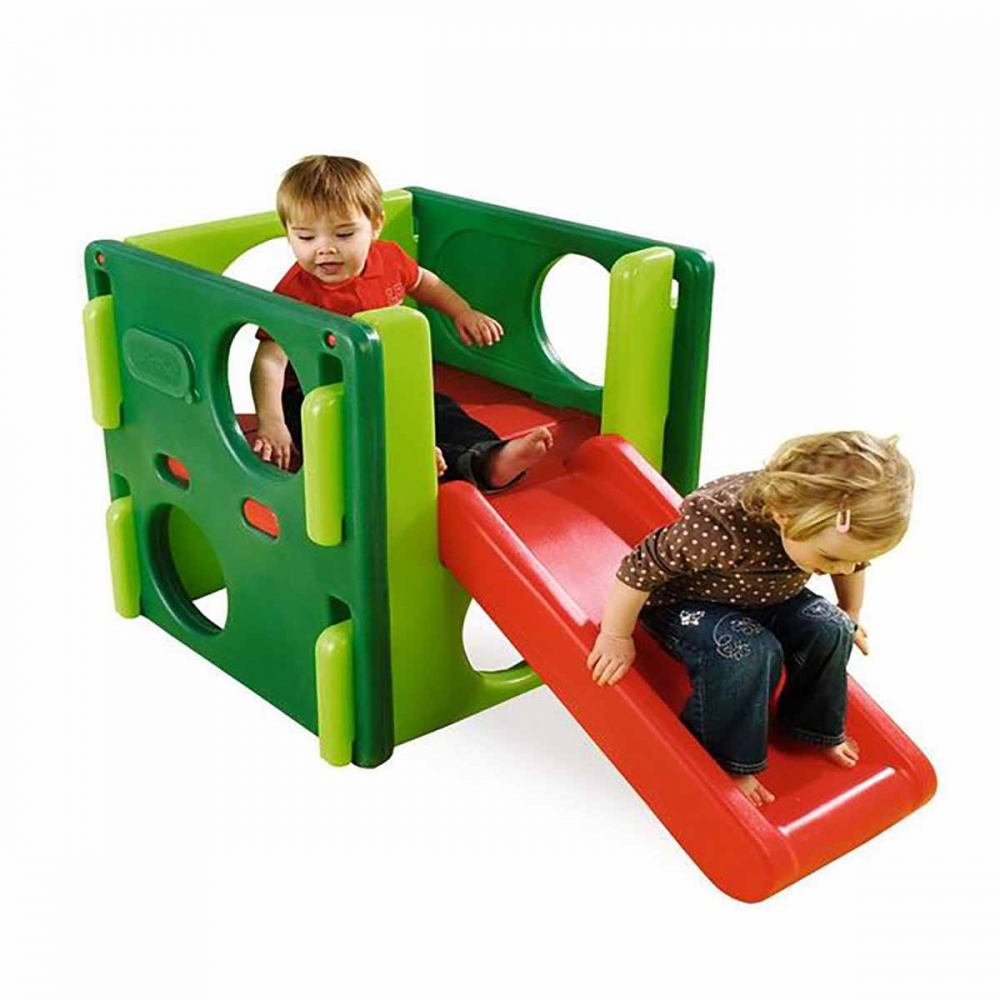 Little Tikes Junior Tobogan Verde - Spațiu de Joacă Exterior - imagine 4