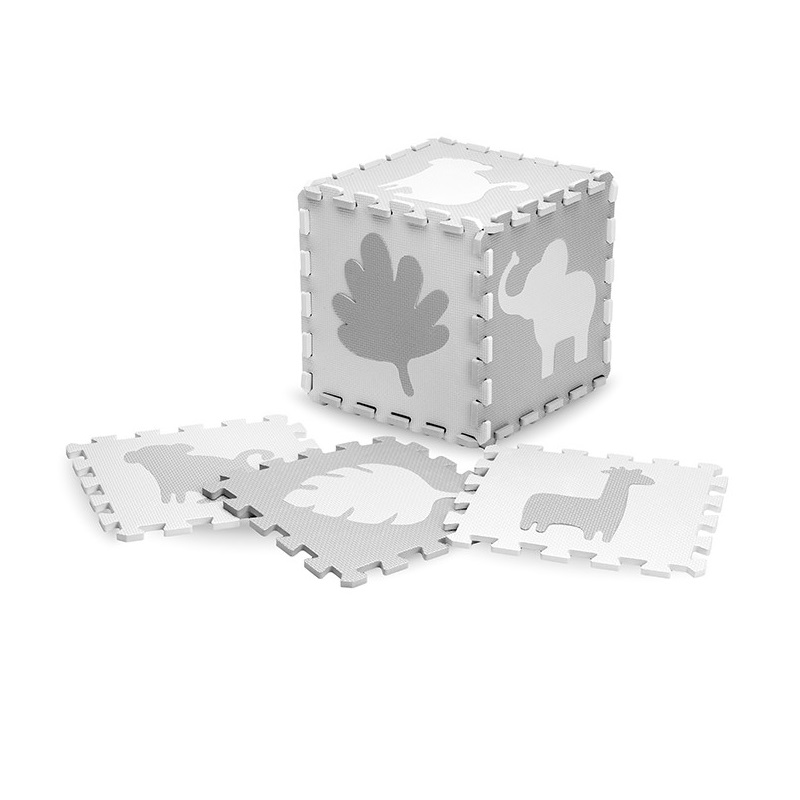 Covoras Puzzle Momi Zawi 150x150 cm Grey