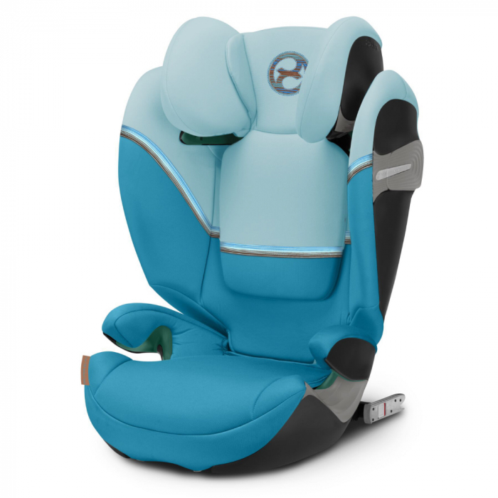 Scaun Auto Cybex Solution S2 i-Fix Beach Blue, 3-12 ani