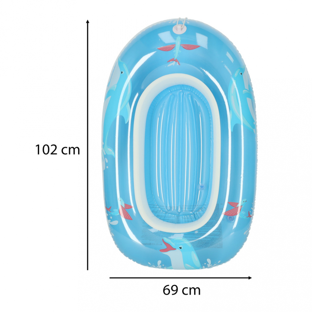 Barca gonflabila copii Blue Delphin, Bestway - imagine 5