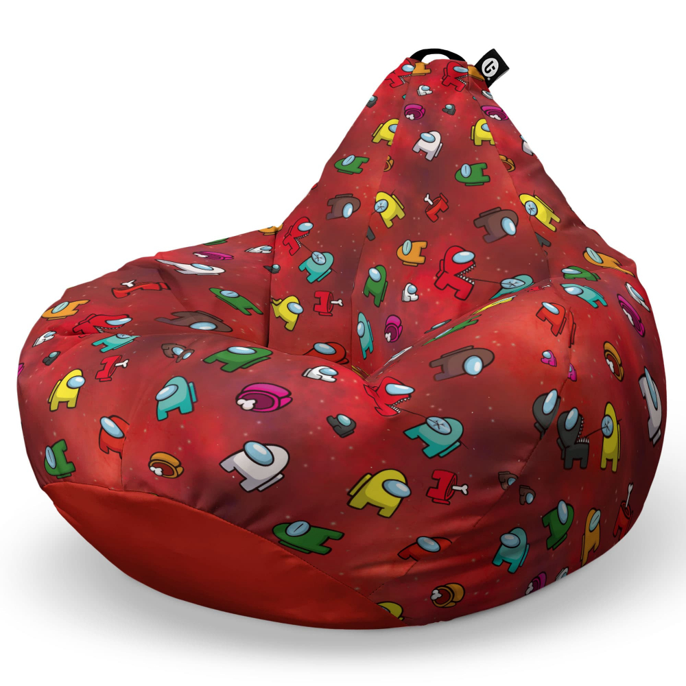 Fotoliu Puf Updeco AmongUs Red, Relaxare & Gaming - imagine 6