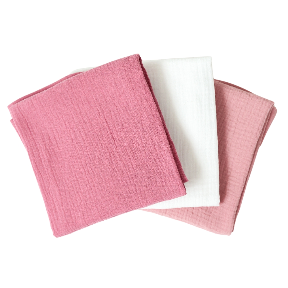 Scutece Muselina Pinky White | Kids Decor - imagine 5