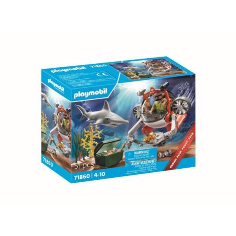 Playmobil Submarin Vânătoarea Comorii - imagine 2