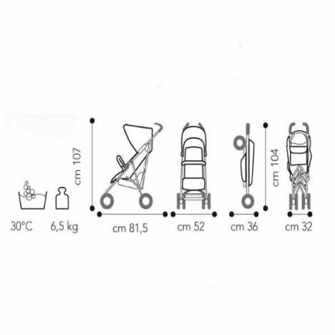 Carucior Brevi Marathon 763, Usor si Compact - imagine 6