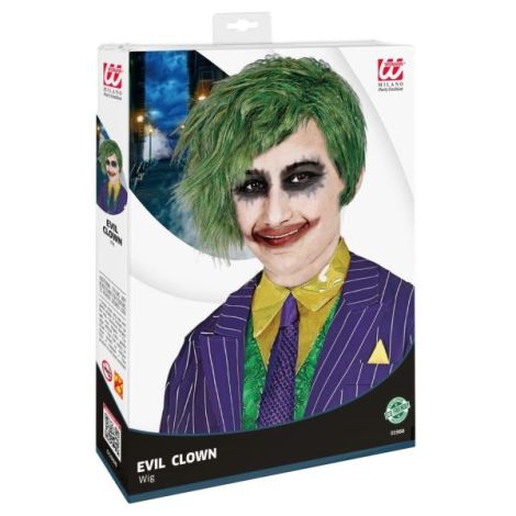 Peruca Verde Joker Copii Widmann - imagine 2