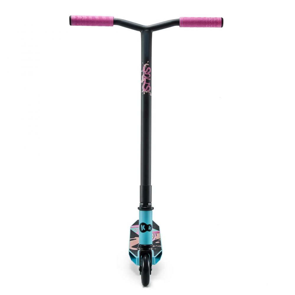 Trotineta Kinderkraft Solis Pink 100kg ABEC-9 - imagine 6