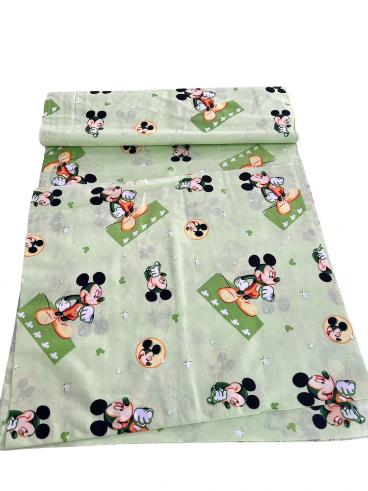 Lenjerie Pat 3 Piese Croitoria Noastra Mickey Verde