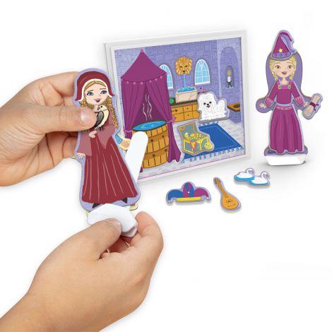 Set Magnetic Castel Medieval Melissa & Doug, 82 Piese - imagine 7