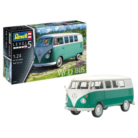 Revell Model VW T1 Bus Kit - Asamblare Detaliată