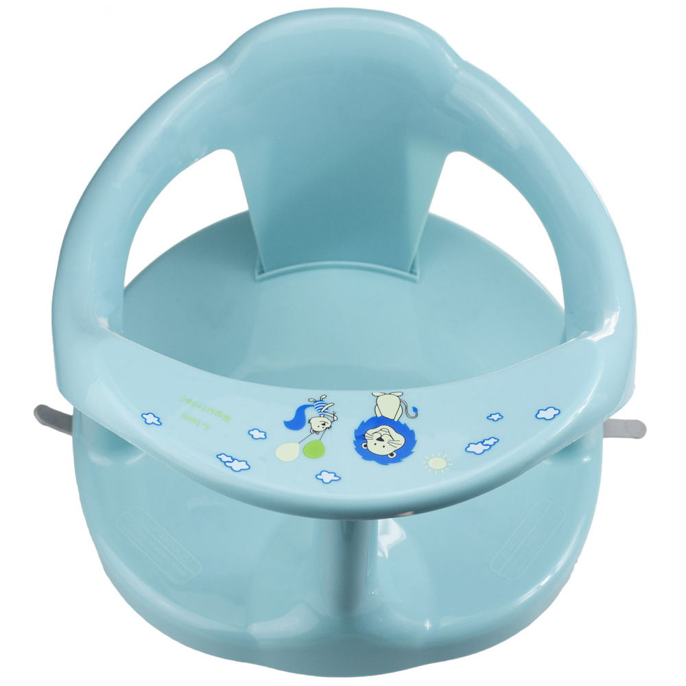 Scaun baie Little Mom Light Blue, ergonomic, 6 luni+