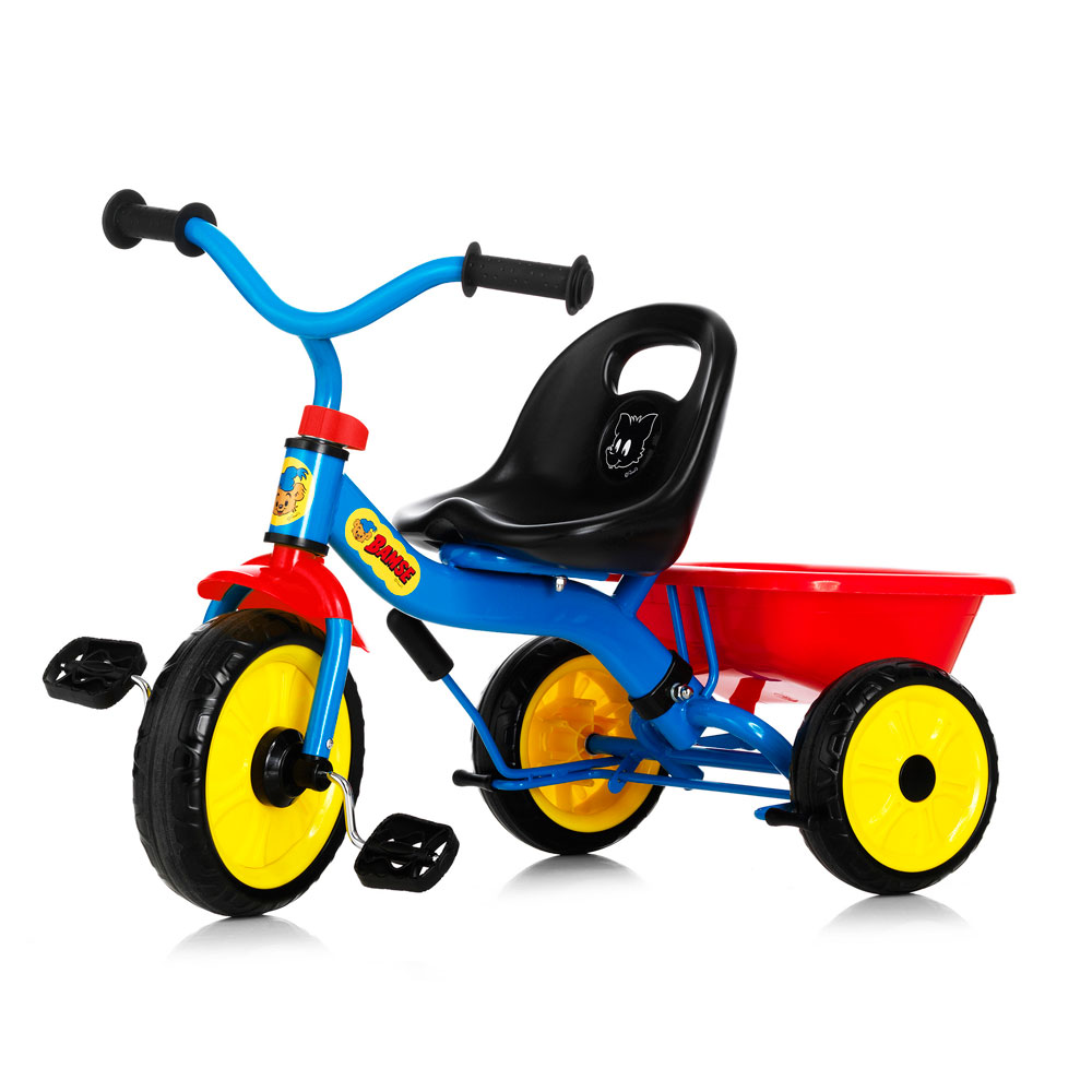 Tricicleta Nordic Hoj Bamse cu Mâner și Scaun Reglabil