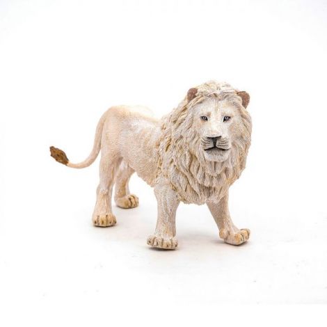 Papo Leu Alb Figurina Realistă - imagine 4