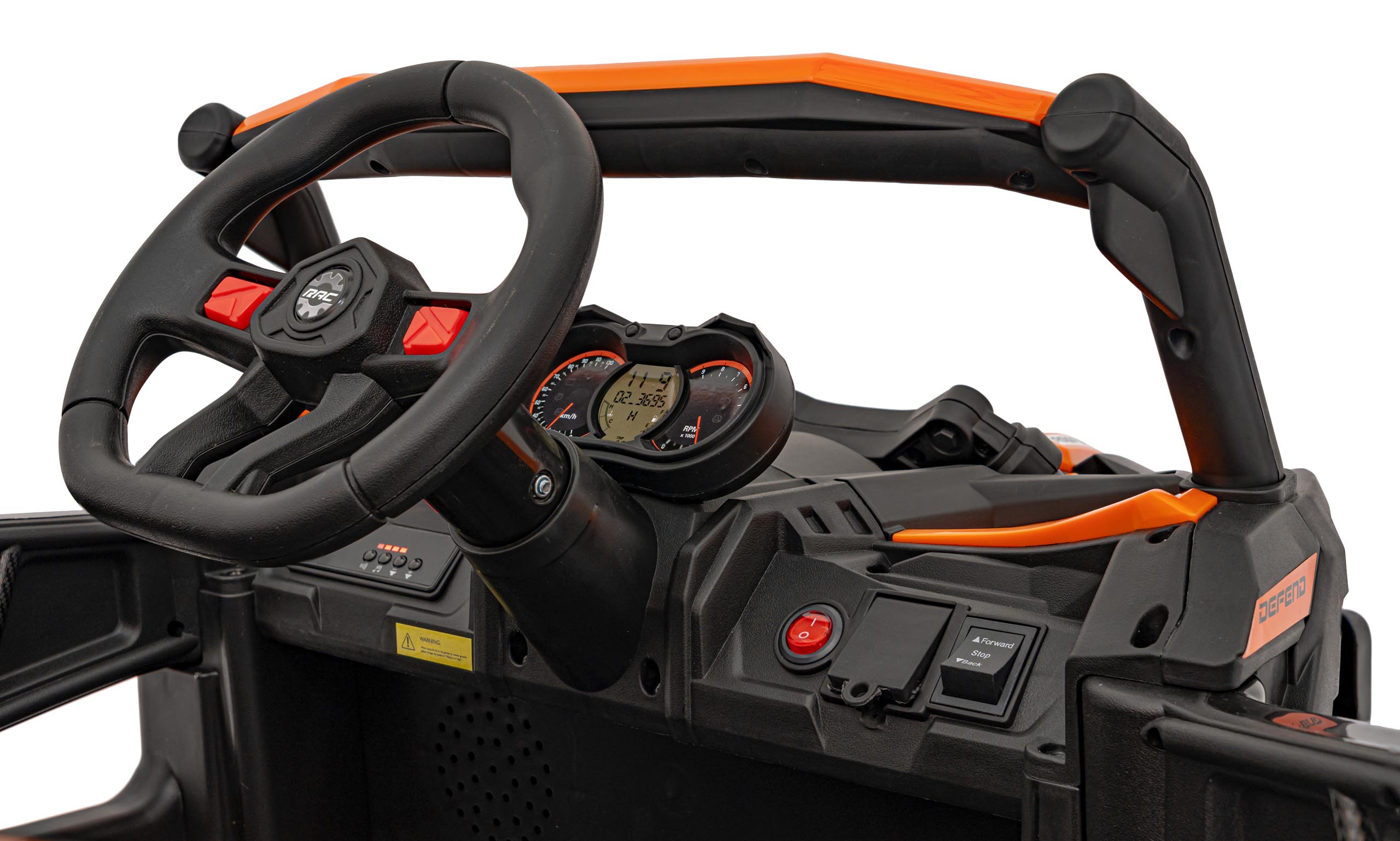UTV Electric Defend 4x4 Portocaliu | Autokids - imagine 2