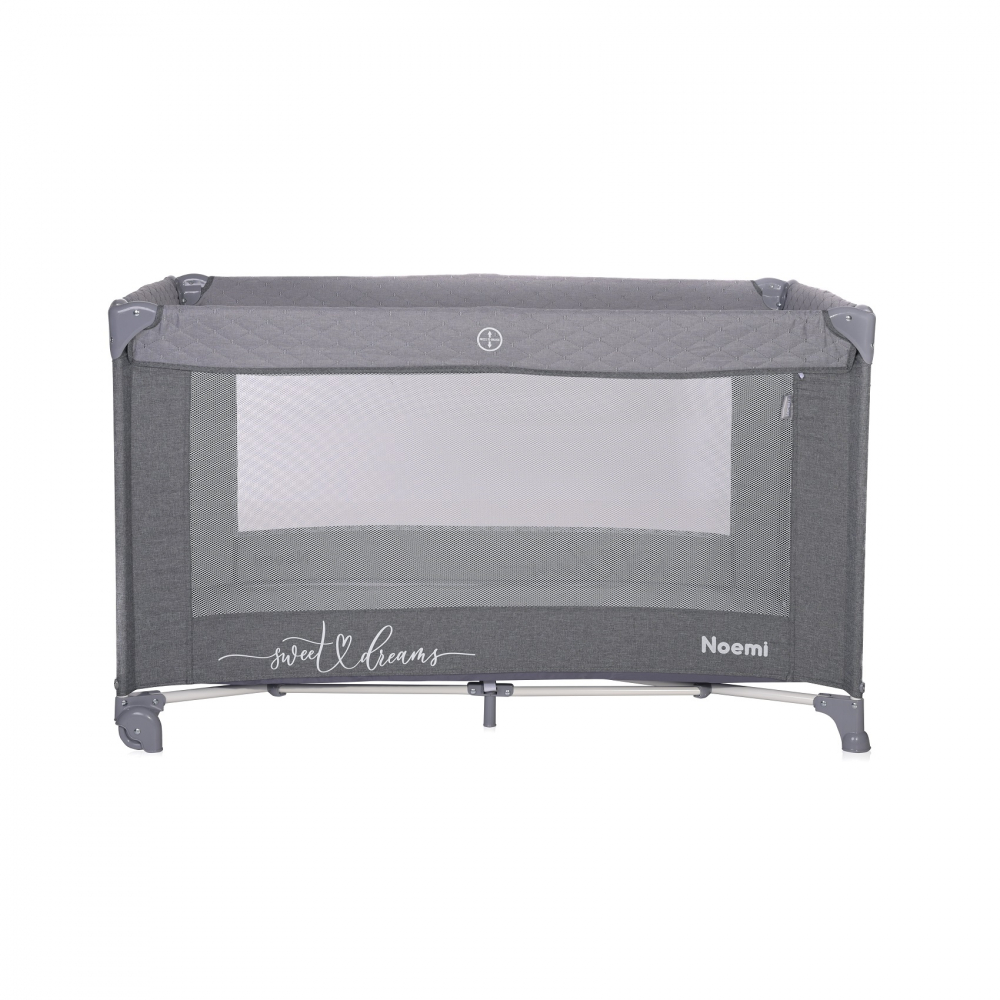 Patut Lorelli Noemi Cool Grey Star Pliabil + Accesorii - imagine 2