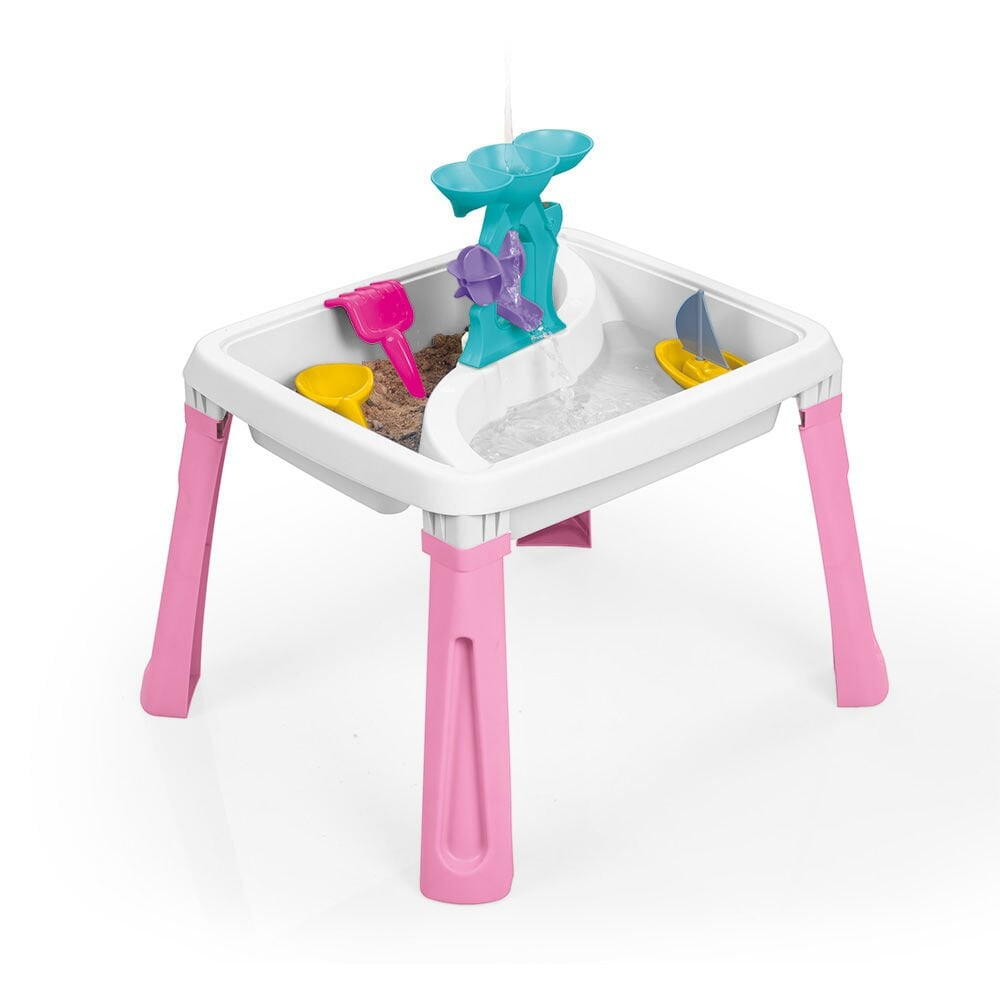 Masuta activitati 3in1 Dolu alb-roz - Jucarii - imagine 3