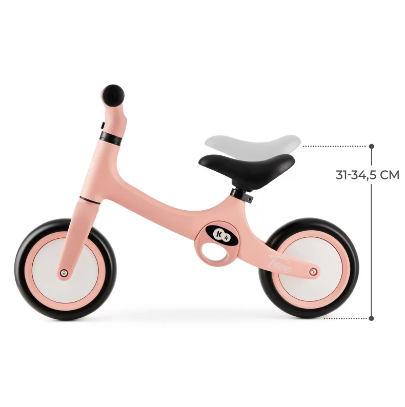 Kinderkraft Tove Roz - Bicicletă Echilibru Ușoară - imagine 10
