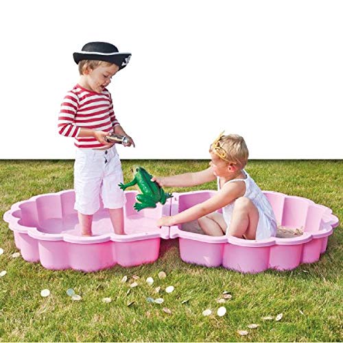 Cutie de Nisip Paradiso 2-în-1 cu Capac Roz - imagine 4