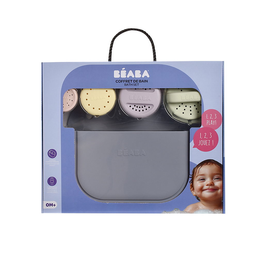 Beaba Cos Silicon Baie Pebble - Organizare și Distracție - imagine 4