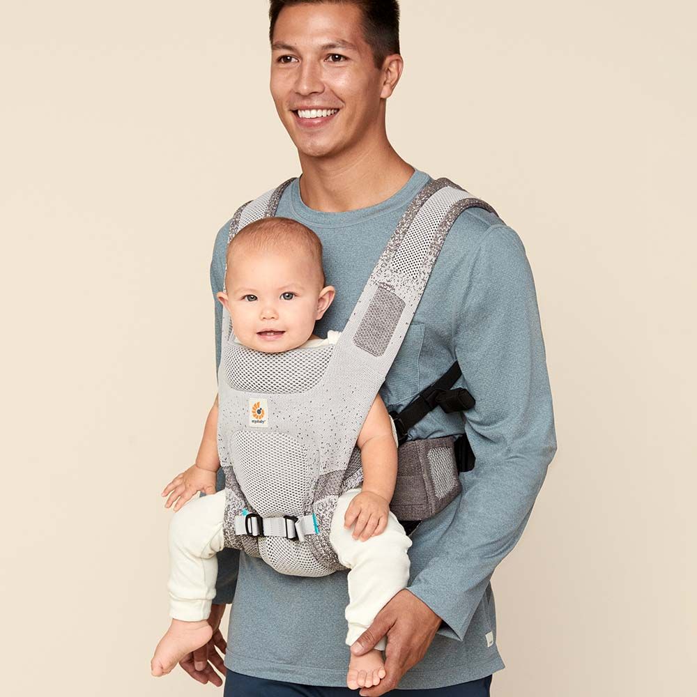 Marsupiu Ergobaby Aerloom Slate Grey | Confort Ușor - imagine 2